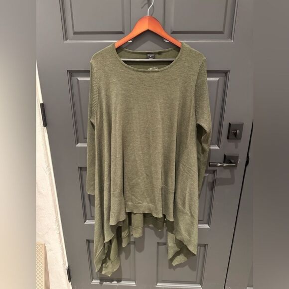 Burnt Olive sweater top - Picture 1 of 8